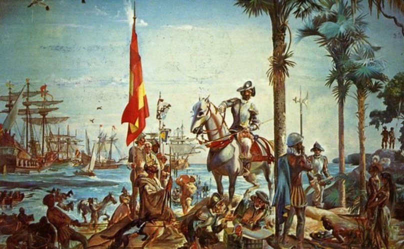 Spanish Conquistadors in South America