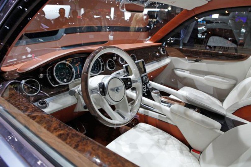 Bentley truck interior
