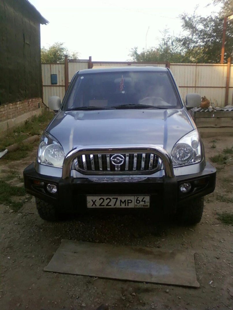 Power bumpers on Huanghai Antelope