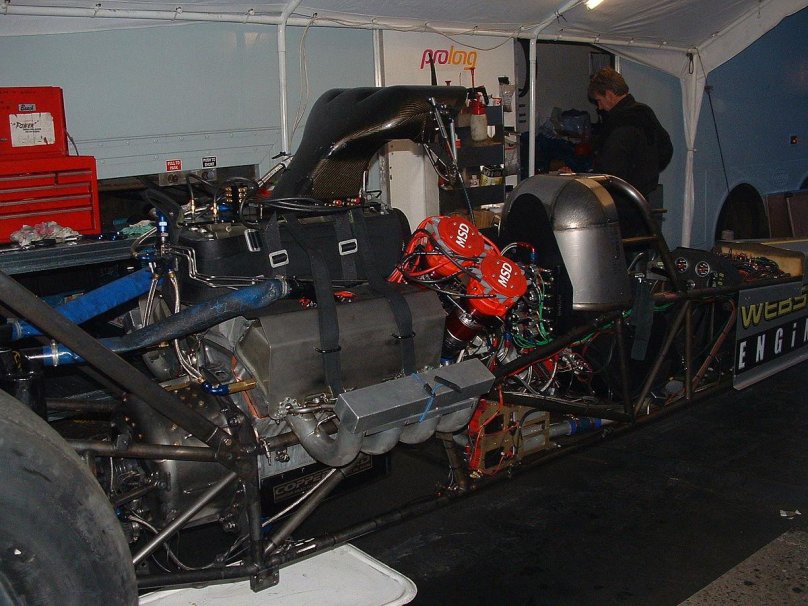 Top fuel Dragster engine