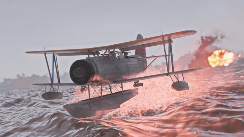 Diorama seaplane