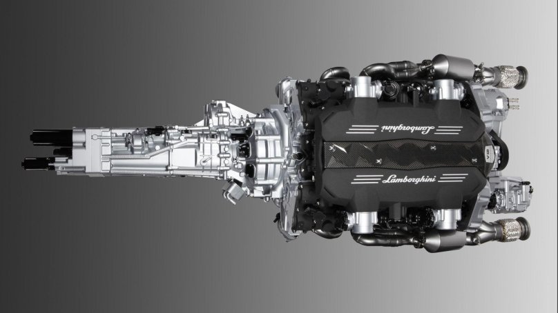 Motor v12 Lamborghini Aventador