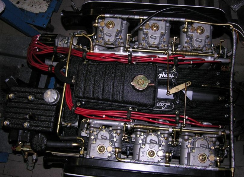 Lamborghini 350 gt engine
