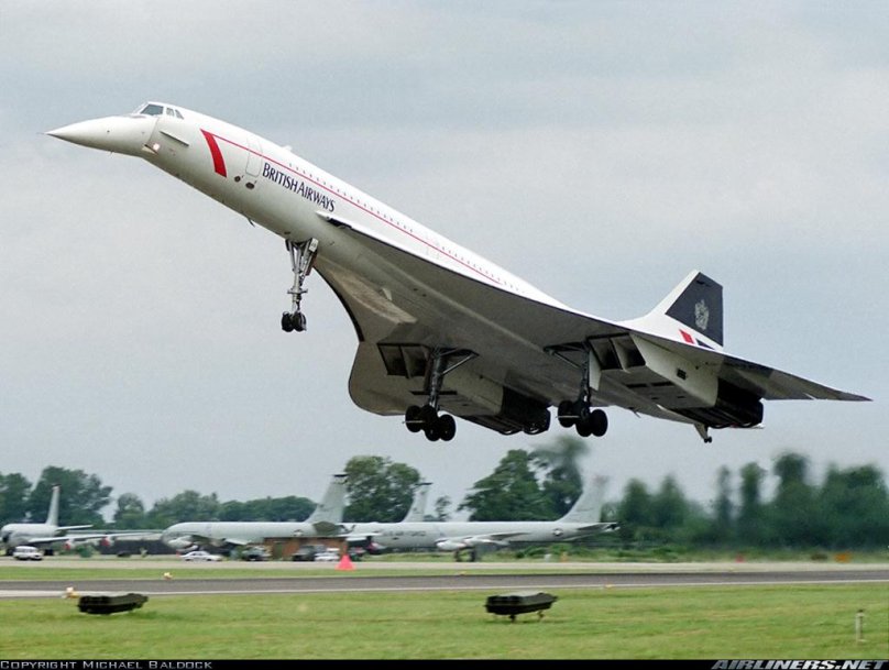 Concorde supersonic plane