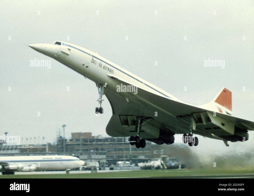 Supersonic passenger plane Concorde