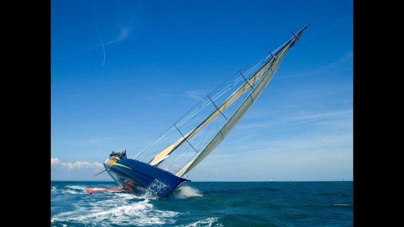 Ocean sailing yacht