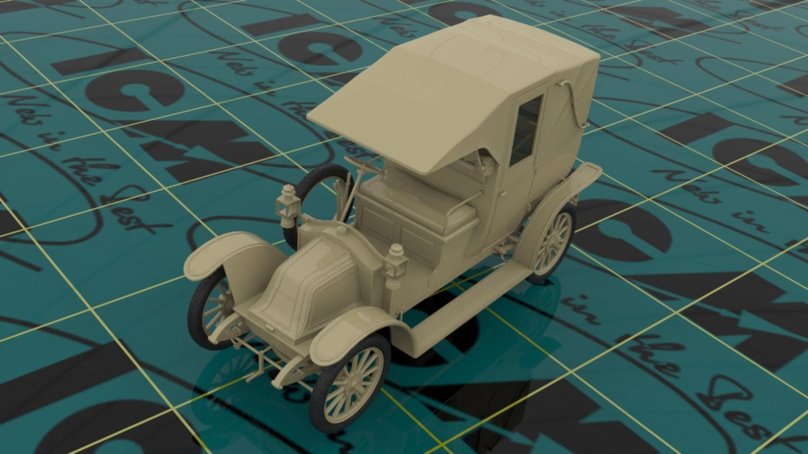 Марнское такси 1914 масштабная модель