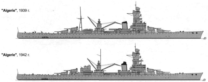 Французский крейсер Альжери