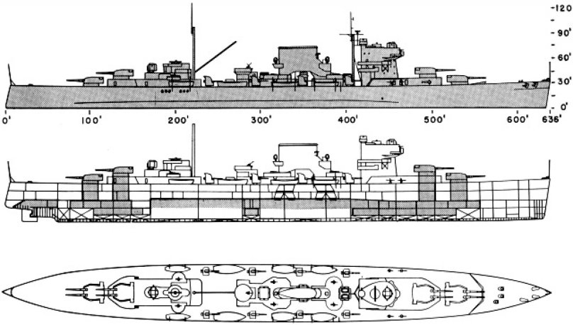 Испанский крейсер Канариас