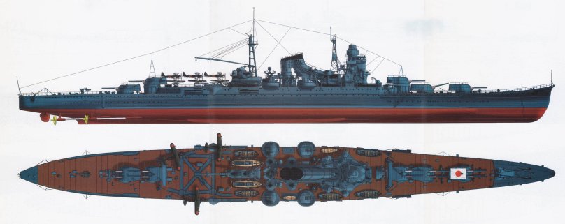 Тяжелый крейсер Такао