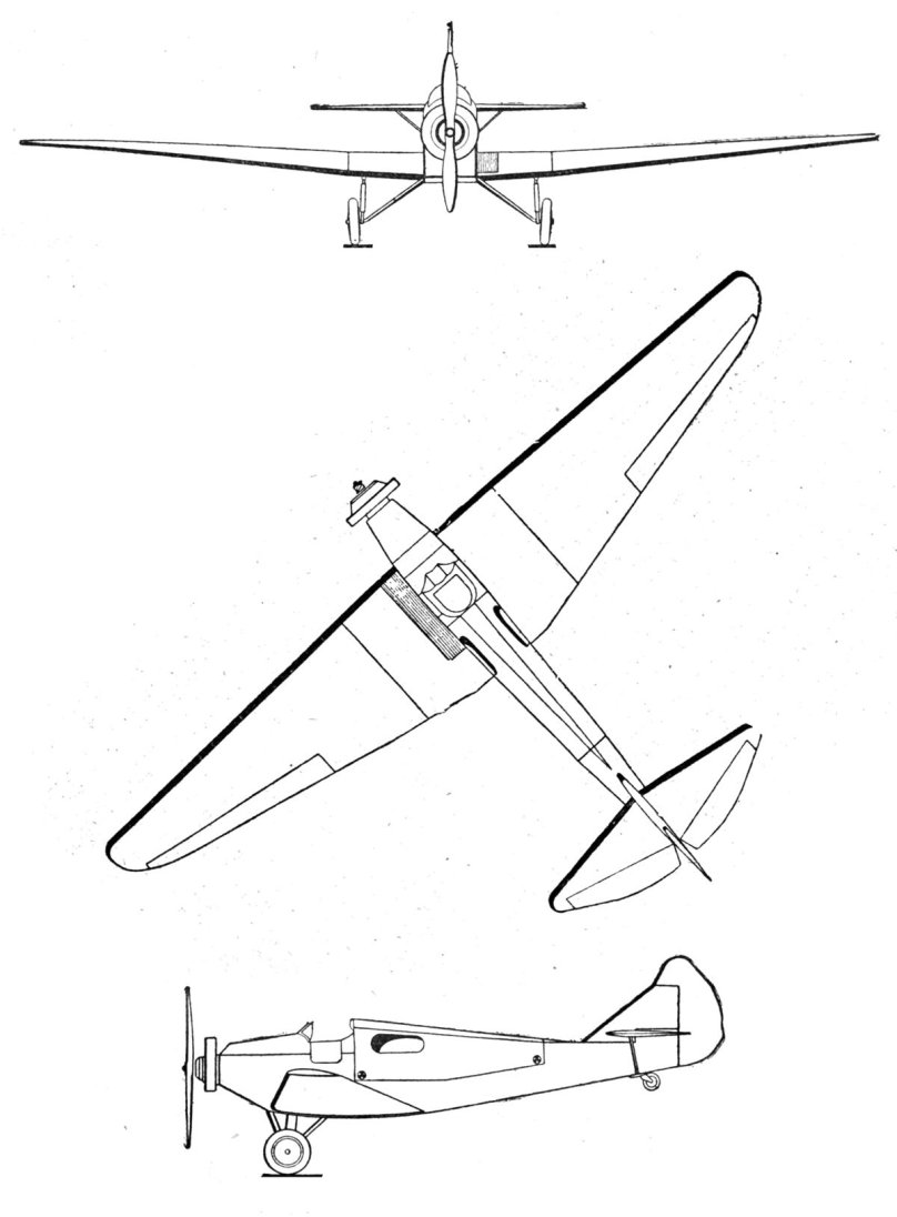 Potez 540 чертежи