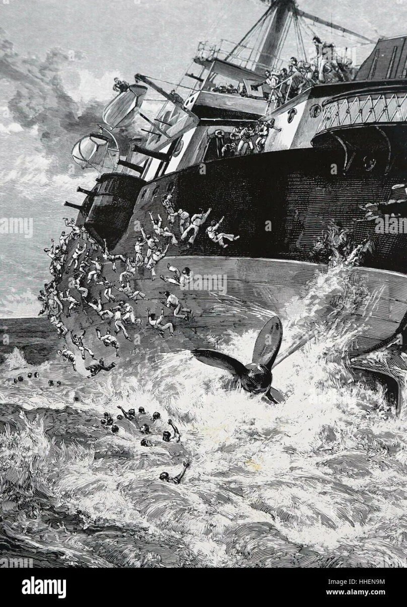 HMS Victoria на дне