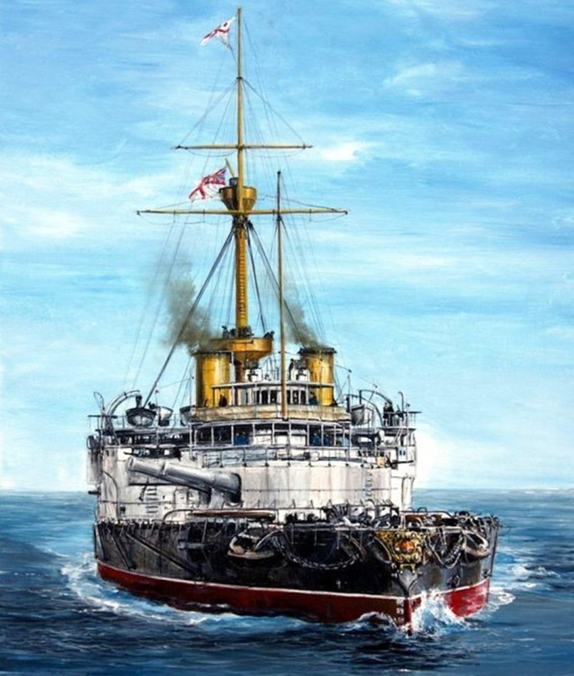 Броненосец HMS Виктория