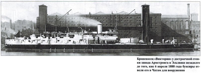 Броненосец Виктория 1893 на дне