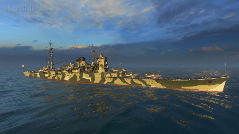 Крейсер Ibuki World of Warships