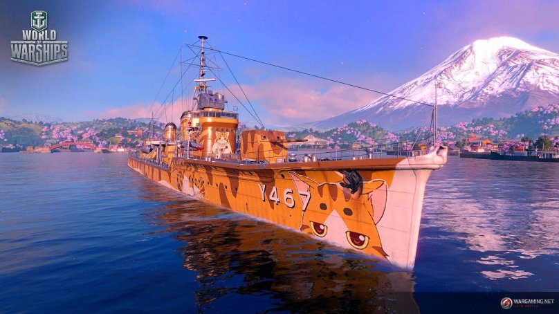 World of Warships аниме корабли