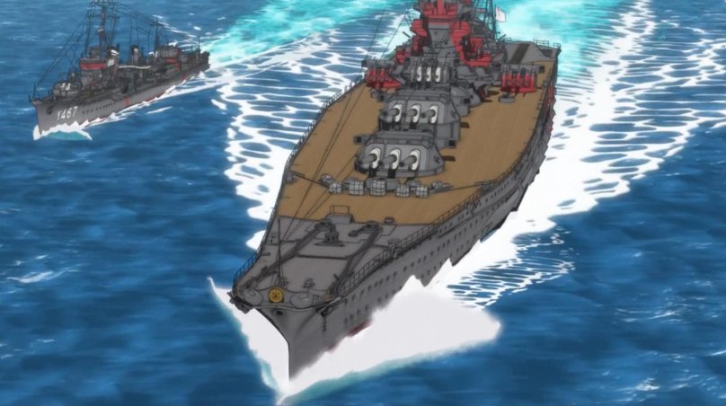 Мусаши корабль аниме