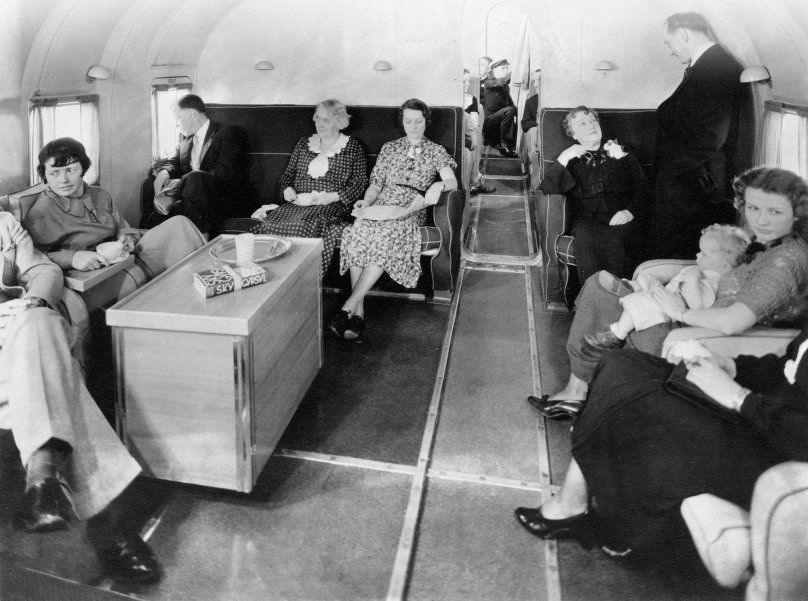 Старый салон самолета