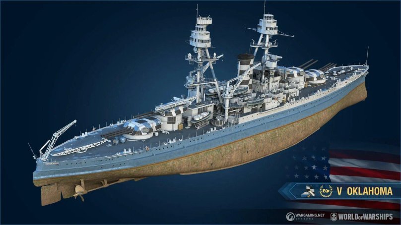 Линкор Оклахома World of Warships