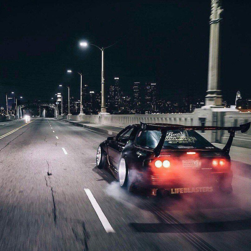 JDM ночь Mazda RX 7