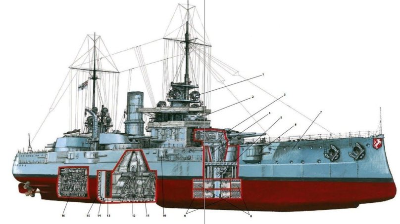 Германский линкор Нассау