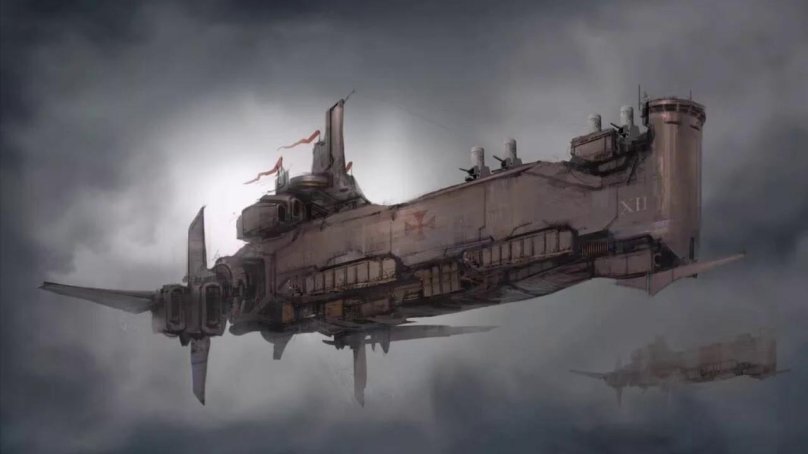 Звездолет дизельпанк