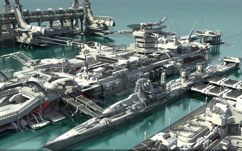 Линкор-авианосец будущего
