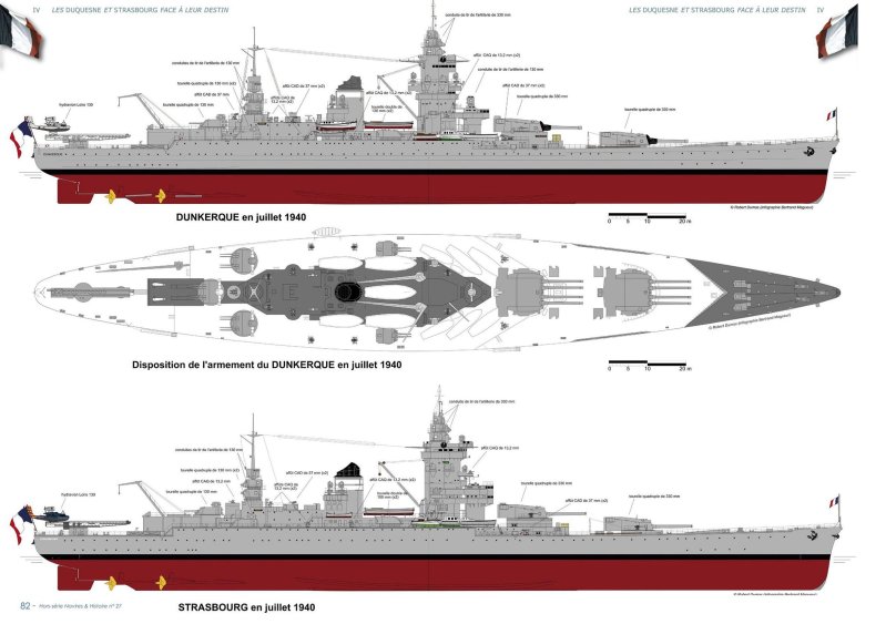 Линкор Дюнкерк чертежи