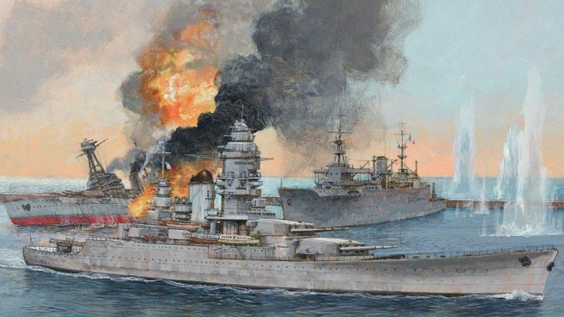 Линкор Дюнкерк мерс Эль Кебир