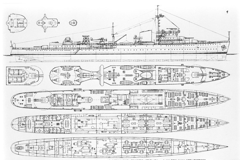 Легкий крейсер Тромп Голландия