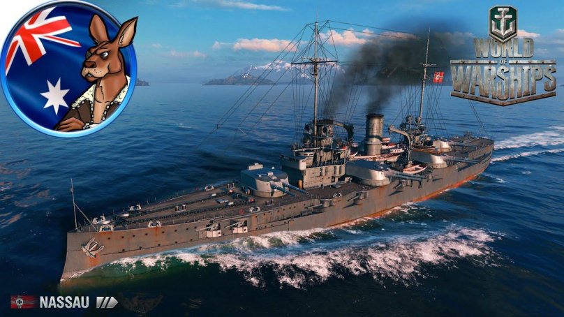 Линкор Nassau World of Warships