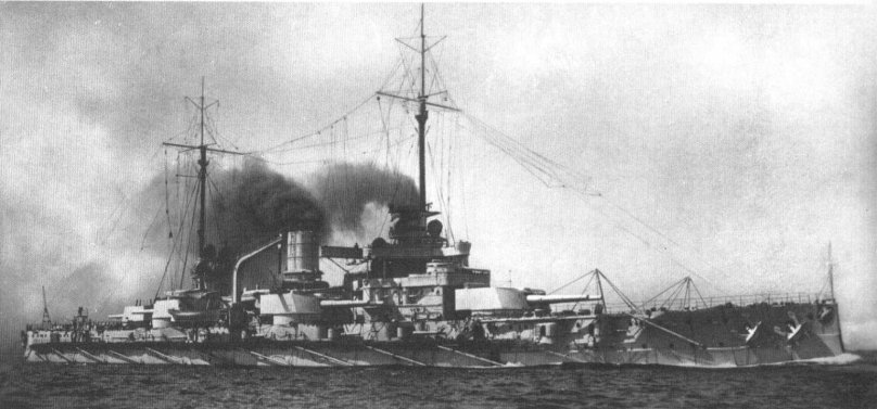 Германский линкор Нассау