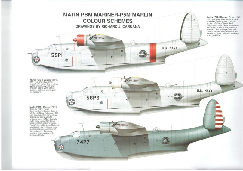 Martin PBM Mariner чертежи