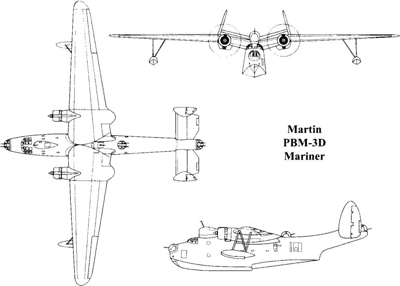 Самолет - PBM 3d Mariner
