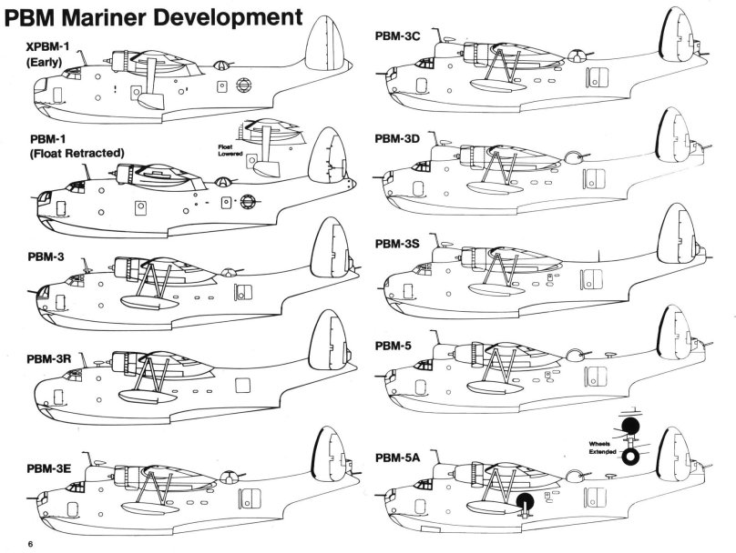 Martin PBM Mariner чертежи