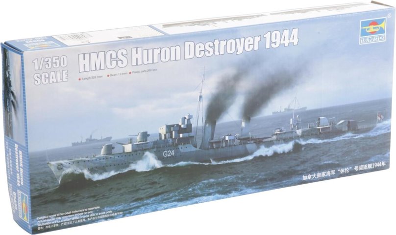 Сборная модель Trumpeter HMCS Huron Destroyer 1944 (05333) 1:350