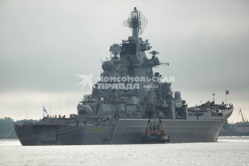 Учение крейсера Петр Великий