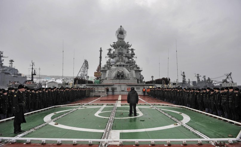 Экипаж крейсера Петр Великий