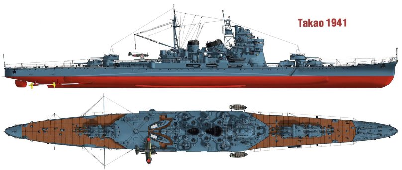 Тяжелый крейсер Такао