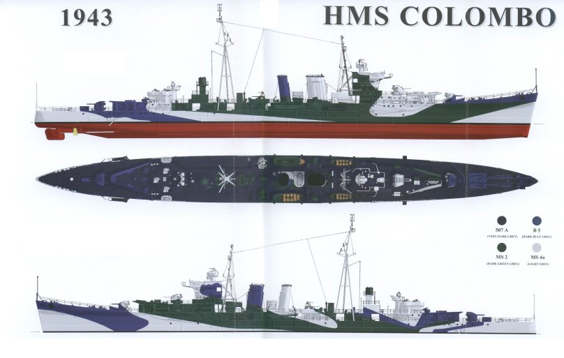 HMS Colombo d89