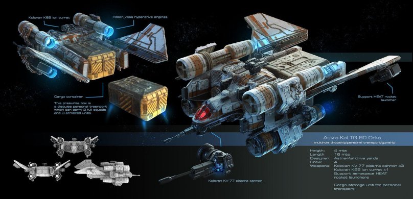 Starships Concept Art