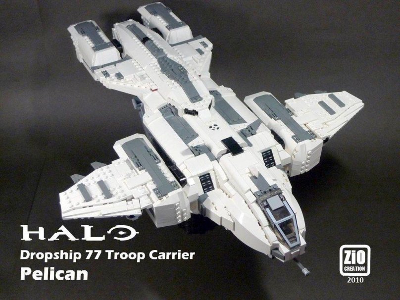LEGO Halo Pelican dropship