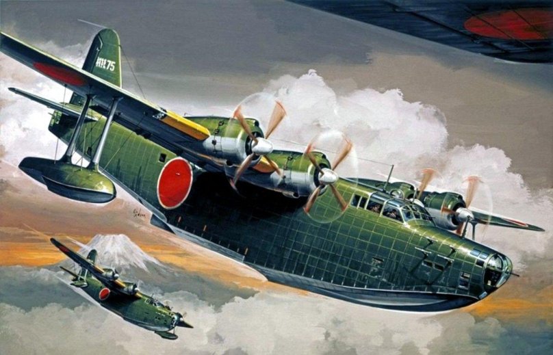 Самолет Kawanishi h8k