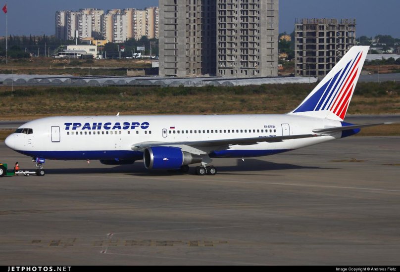 Трансаэро Боинг 767 200 ei-DBW