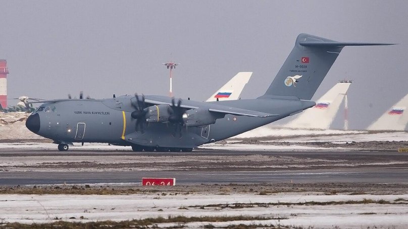 Airbus a400m, принадлежащие ВВС Турции.