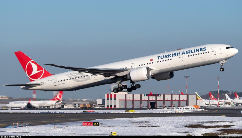 Самолет Туркиш Эйрлайнс