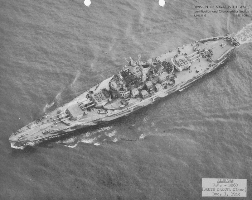 Линкор Саут Дакота 1942
