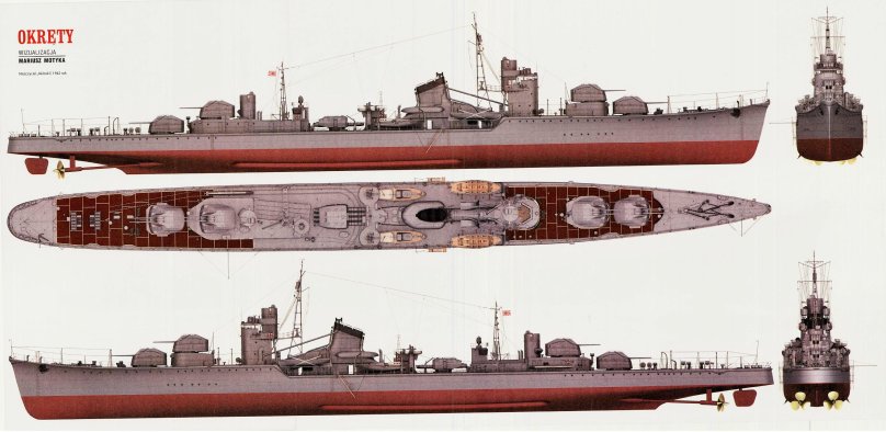 Японский эсминец Акидзуки