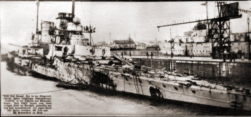 Крейсер Зейдлиц после Ютландского