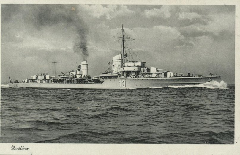 Эсминец Германии второй мировой